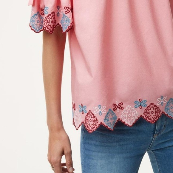 LOFT | Fiesta Cold Shoulder Top - Picture 3 of 9